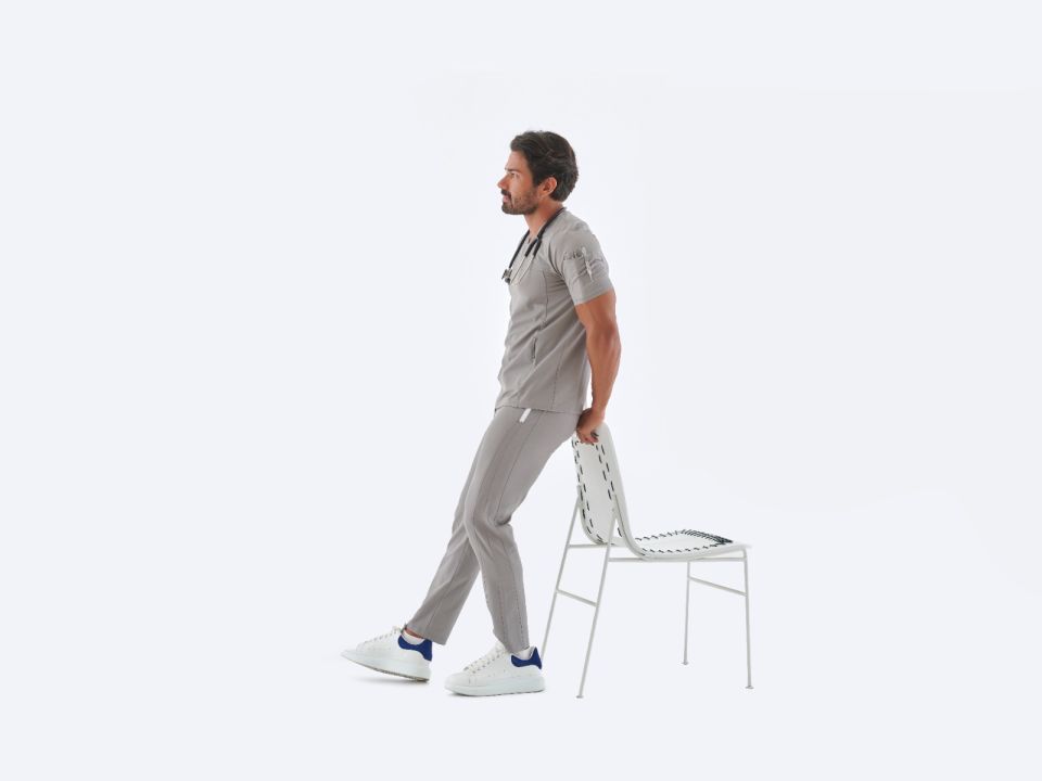 PABLO Erkek Tıbbi Pantolon - Gri