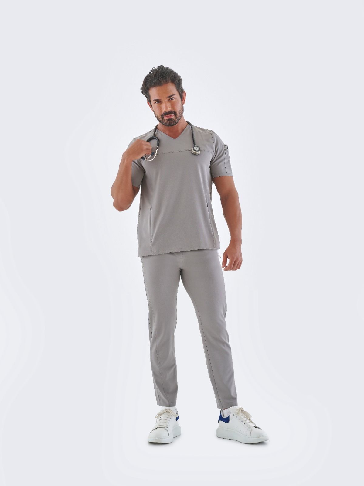 PABLO Erkek Tıbbi Pantolon - Gri