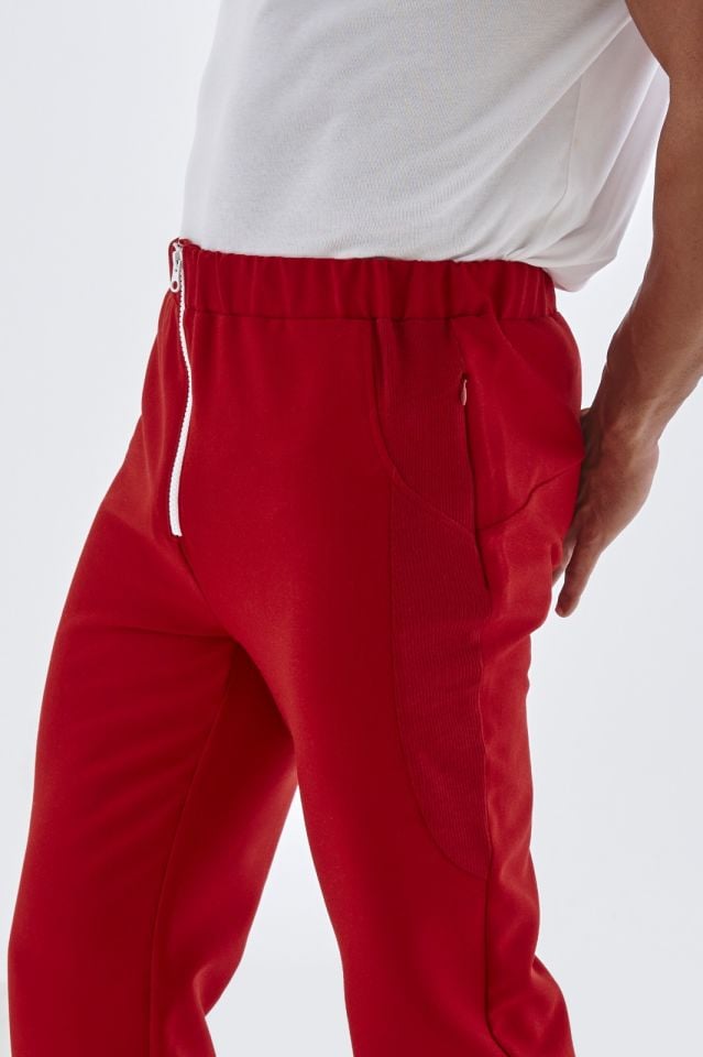 MARTIN Erkek Tıbbi Pantolon - Kırmızı