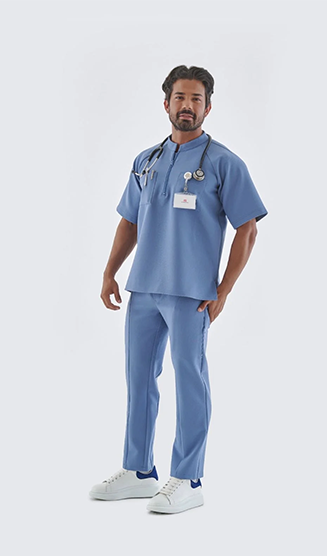 CRİXUS-Erkek-Kalın-Kışlık-Tıbbi-Scrub-Üstü