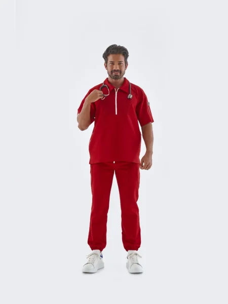 MARTIN Erkek Tıbbi Takım – Kırmızı
