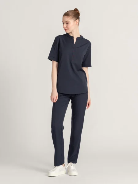 POLLY Kadın Tıbbi Scrubs Forması Takım – Lacivert
